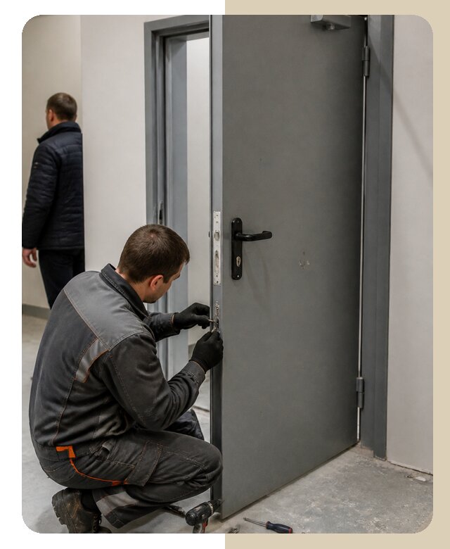 Ремонт противопожарной двери в Белебее по цене 6631 р. | ДвериЛегко-Блб